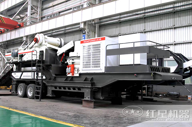 轮胎式移动破碎机 轮胎式移动破碎机