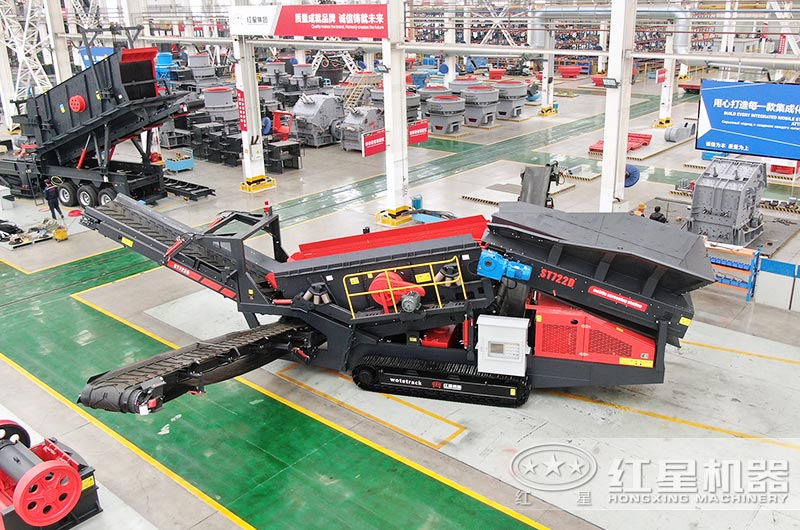 履带式移动破碎筛分站图片 履带式移动破碎筛分站图片