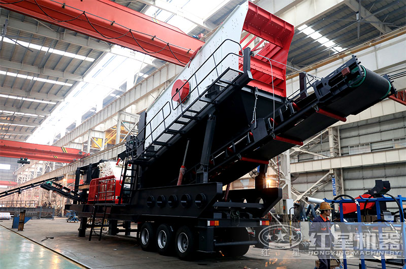 轮胎式移动破碎机 轮胎式移动破碎机